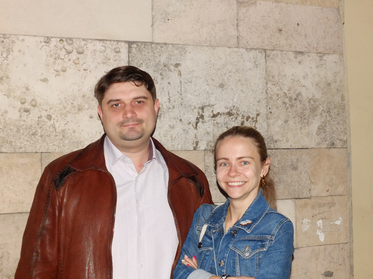 Павел с супругой Александрой