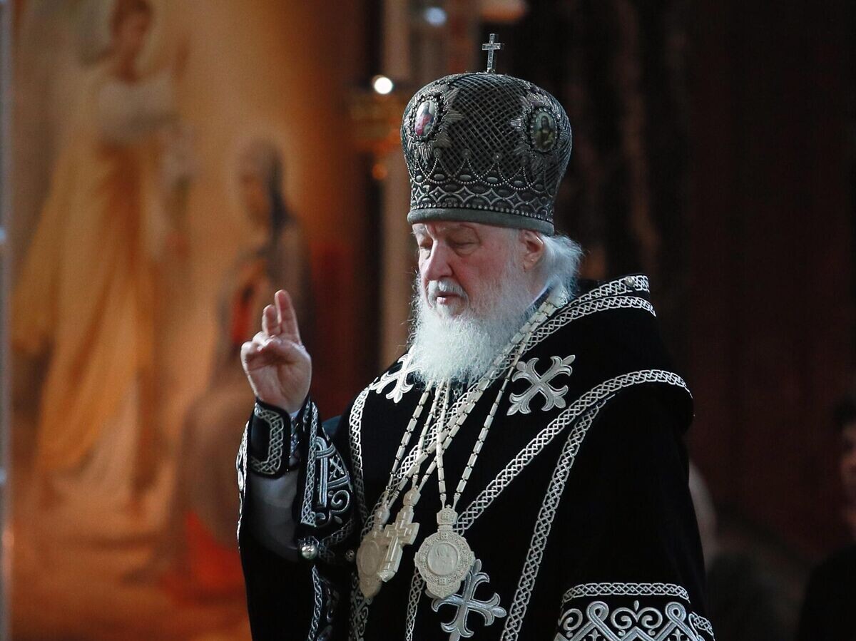    Патриарх Московский и всея Руси Кирилл совершает божественную литургию в кафедральном соборном храме Христа Спасителя в Москв | © РИА Новости / Антон Денисов