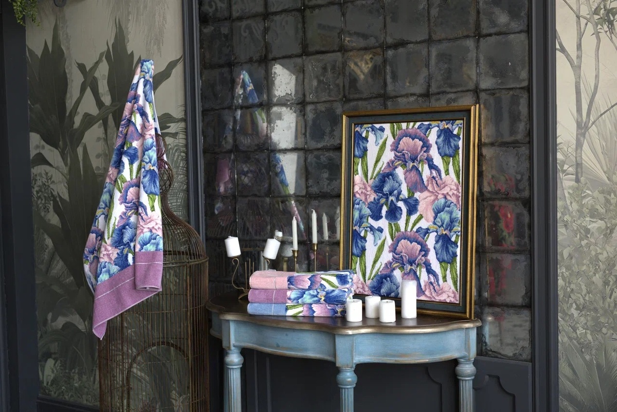 Немецкие шенилловые полотенца Feiler, дизайн Giselle | Posteleon.ru