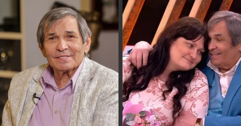    Бари Алибасов и его седьмая жена Елена Калинина.