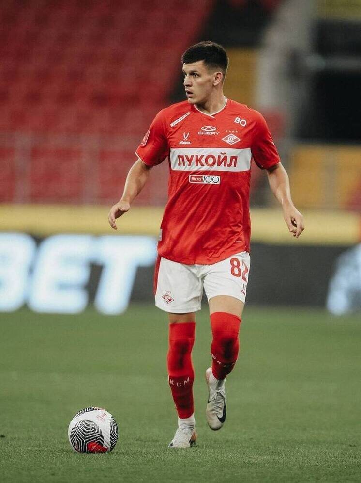     "Крылья" заинтересованы в Данииле Хлусевиче. Игрок может стать свободным агентом уже этим летом. Фото: телеграм-канал ФК "Спартак-Москва"