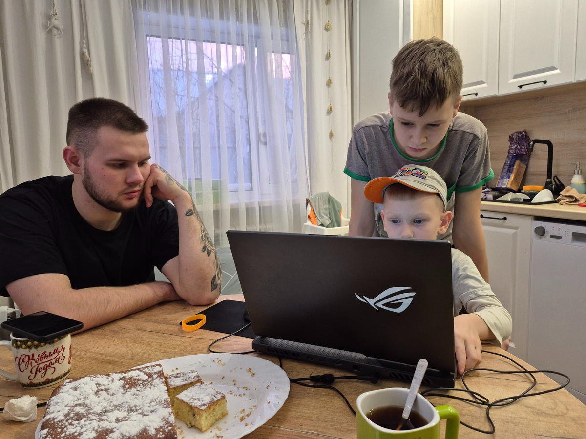 Трое из четырёх моих сыновей 