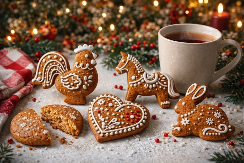 🎄 Рождественские пряники: простой классический рецепт + советские пряники из Кулинарии 1964 года