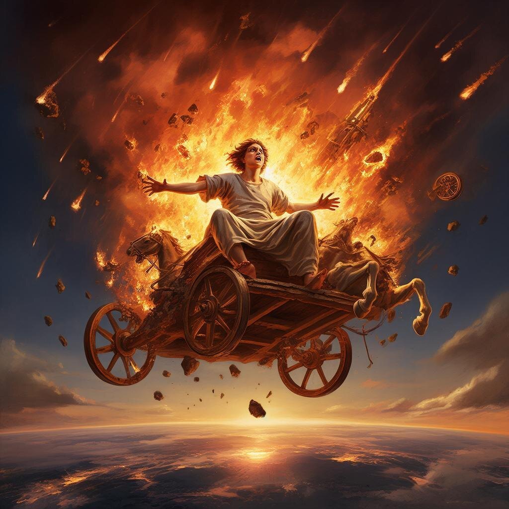 Если энергия Колесницы выходит из-под контроля, возникают проблемы. Создано искусственным интеллектом GigaChat