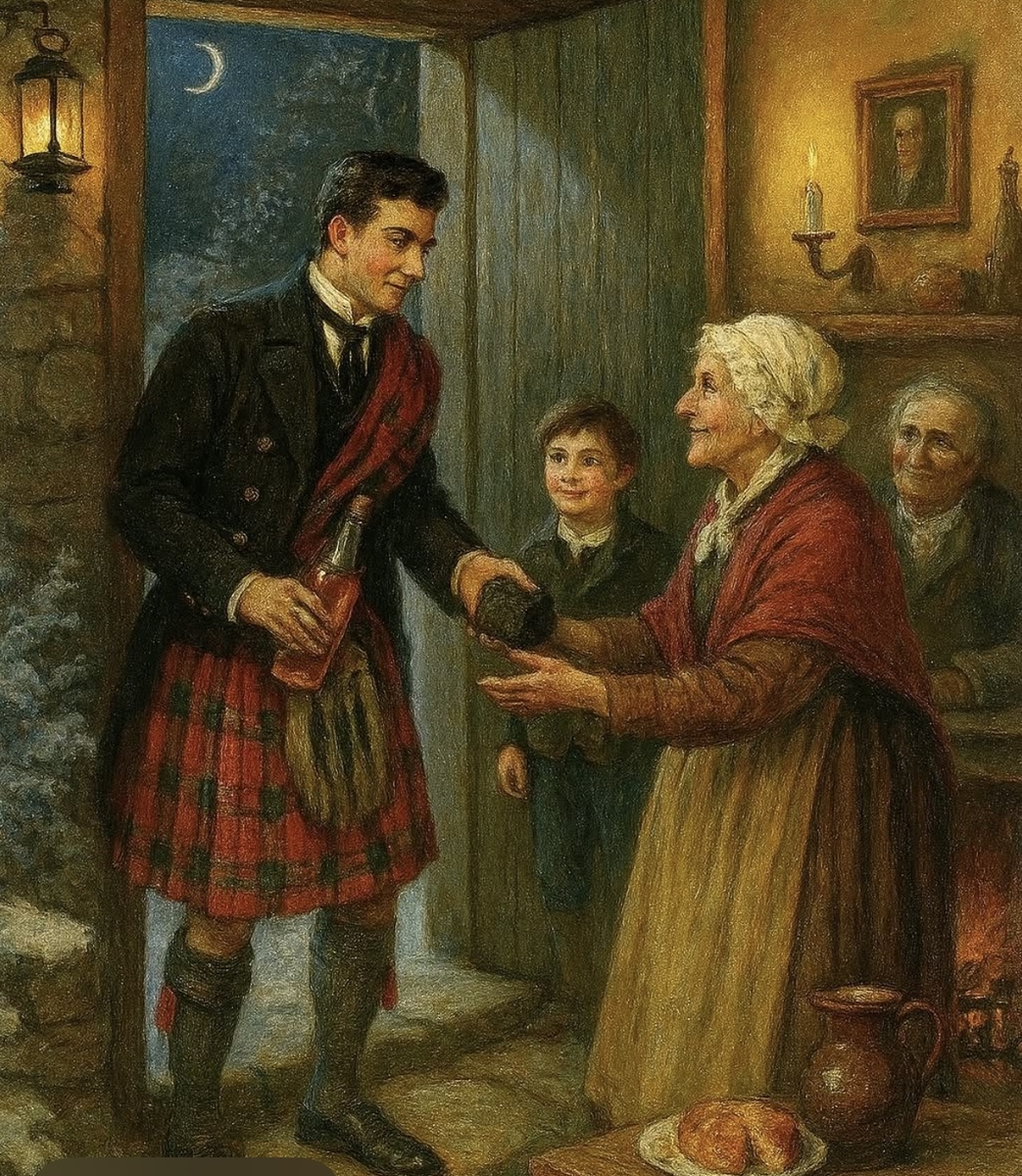 И обязательно с виски! Картина из открытого источника. 