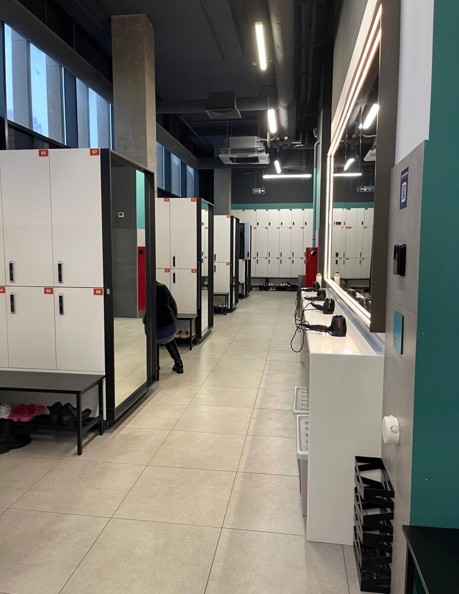 Раздевалочная комната .