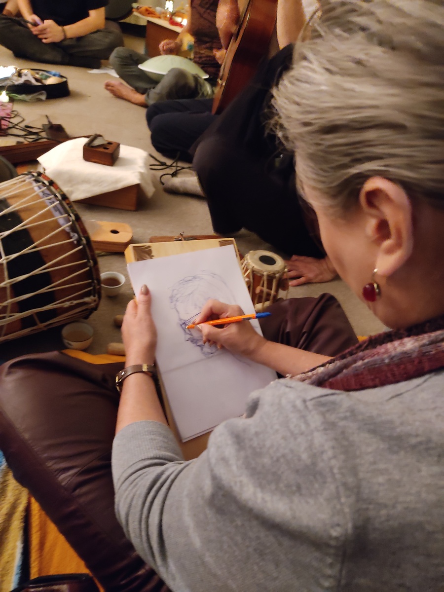 фото из архива Марго Миро. Портретные зарисовки с натуры