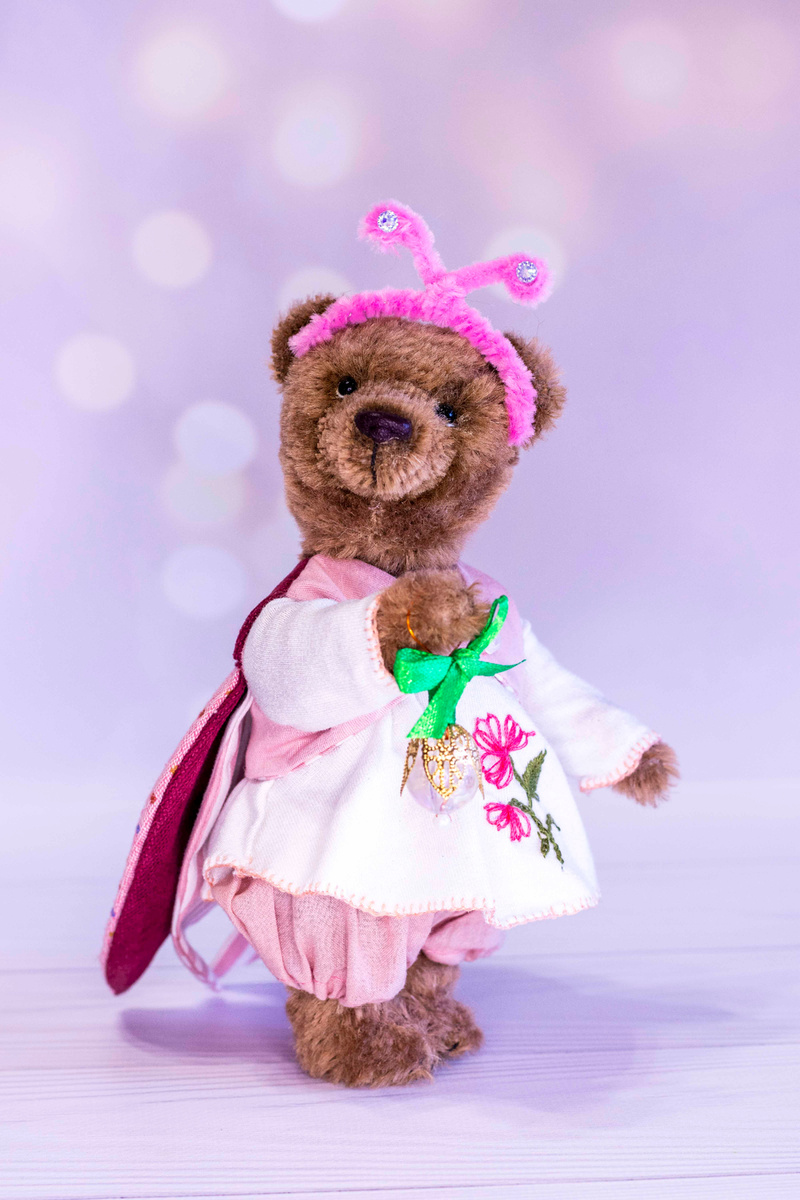 Мишка тедд Жужа-светлячок