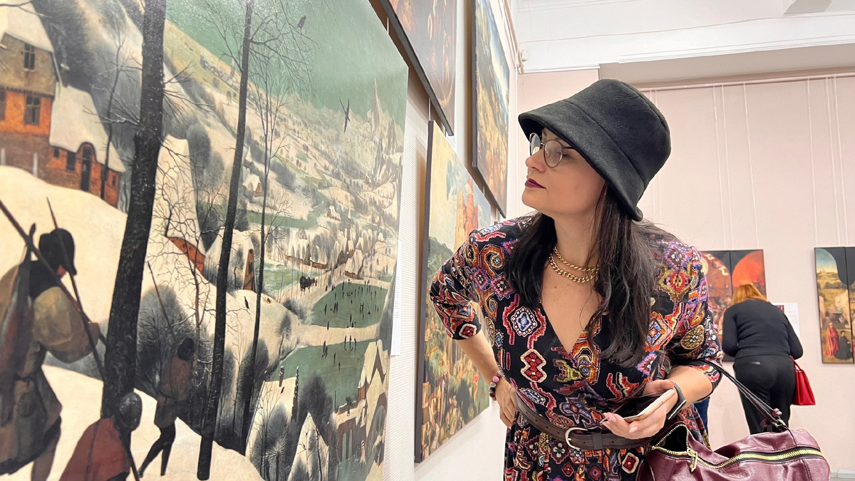 На выставке Брейгеля