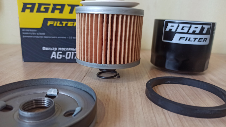 AGATFILTER AG-017. Распил масляного фильтра