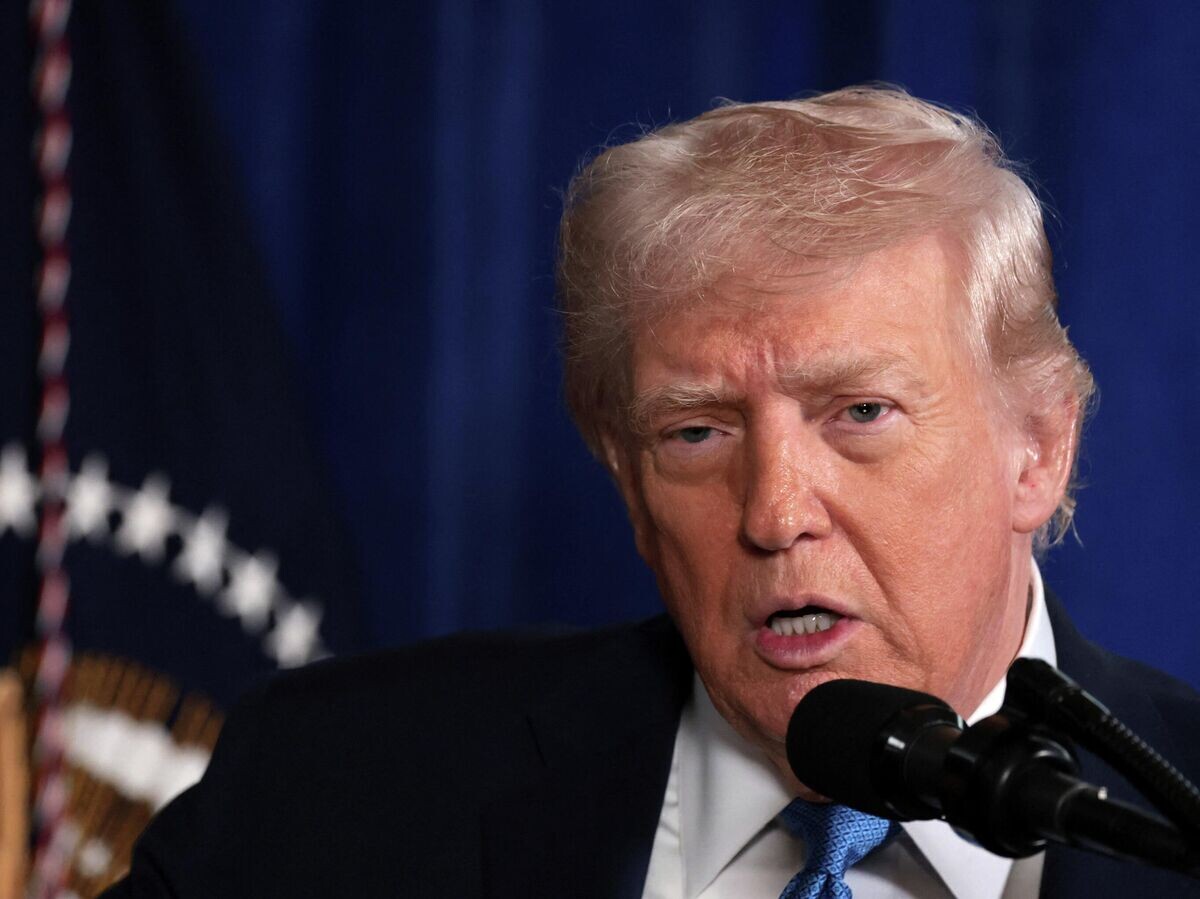    Президент США Дональд Трамп проводит пресс-конференцию после удара США по Венесуэле | © REUTERS / Jonathan Ernst