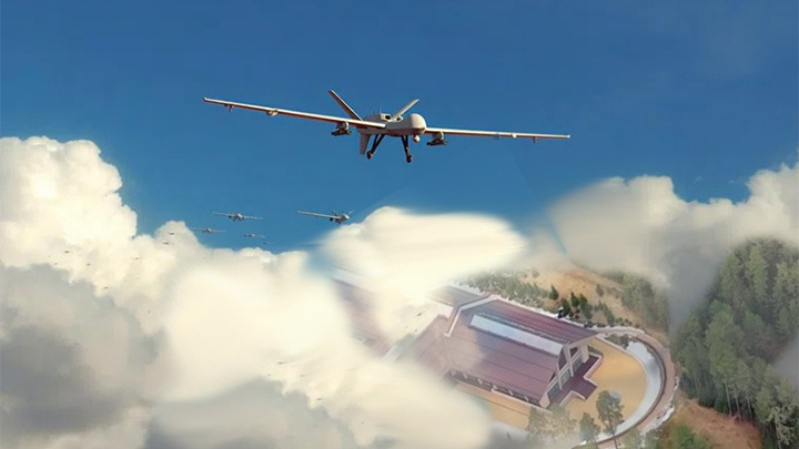    Налёт украинских дронов на резиденцию Путина вывел конфликт на иной уровень. Коллаж Царьграда