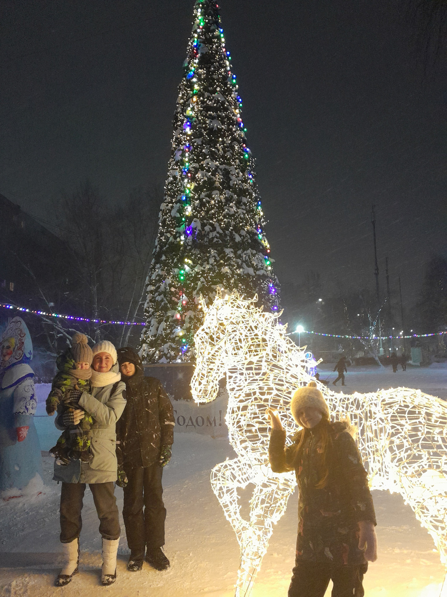 Прогулка в новогоднюю ночь