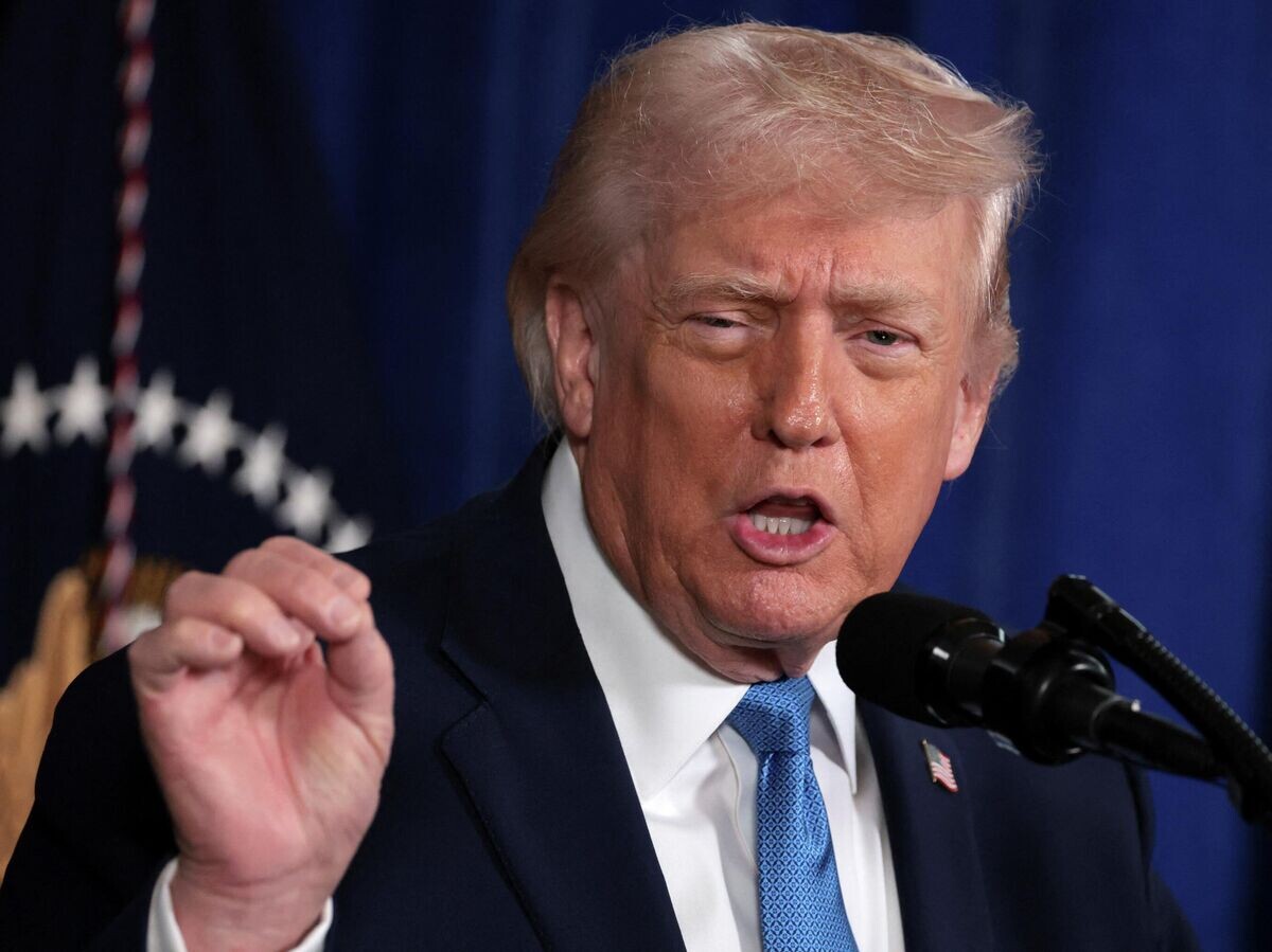    Президент США Дональд Трамп проводит пресс-конференцию после удара США по Венесуэле | © REUTERS / Jonathan Ernst