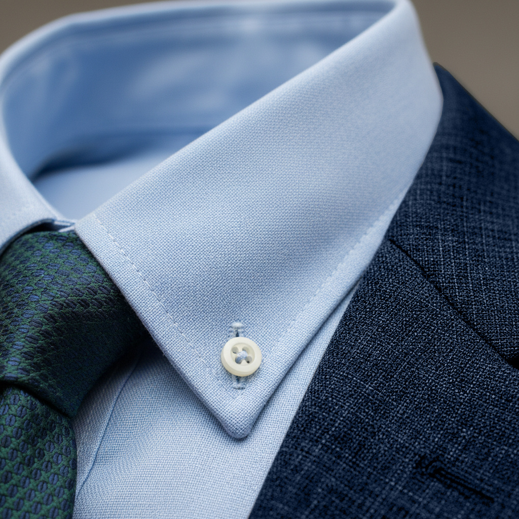 Воротник на пуговицах button-down