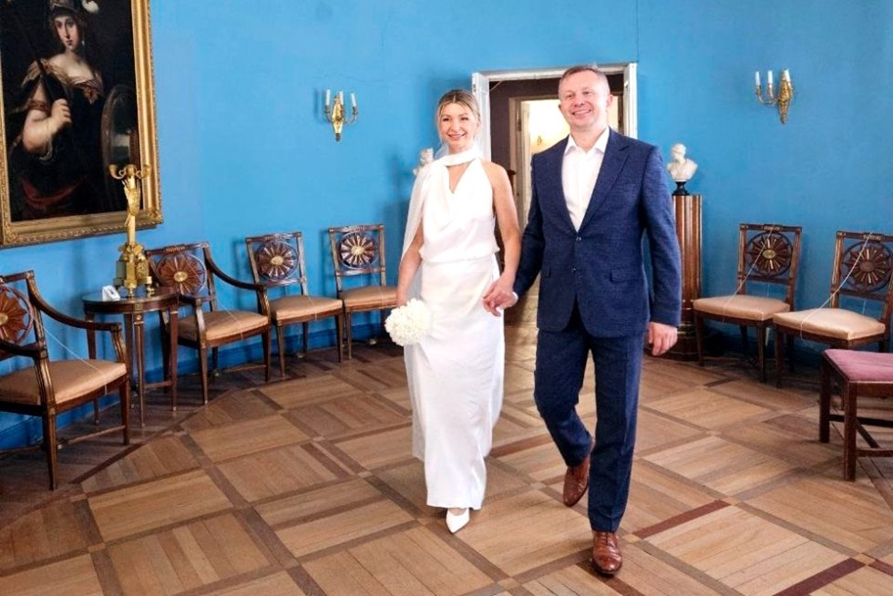 Выездная регистрация брака в музее-усадьбе "Приютино". / vk.com/museums.lenobl