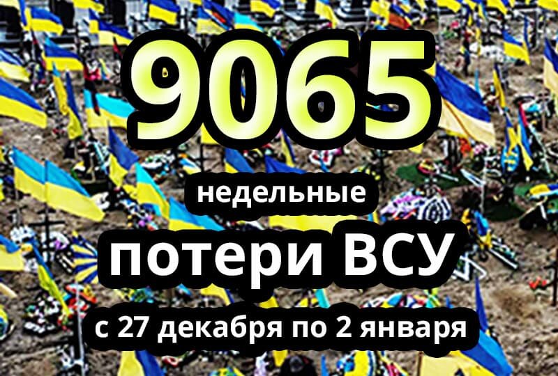    Недельные потери ВСУ