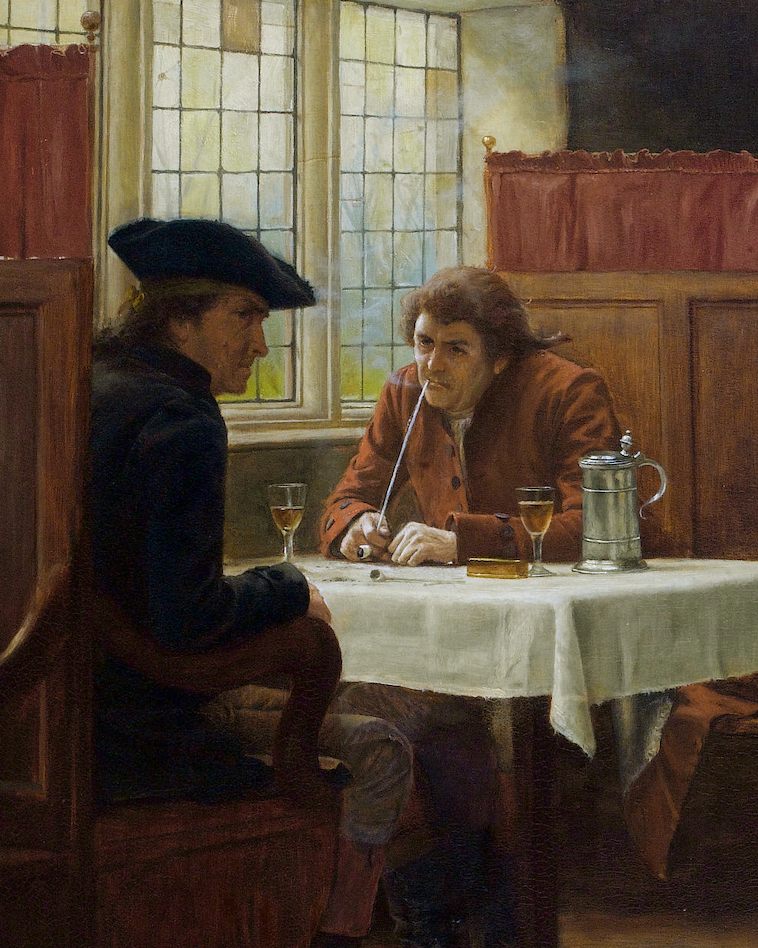 Джордж Гудвин Килбёрн, «Предупрежден — значит вооружен», фрагмент картины