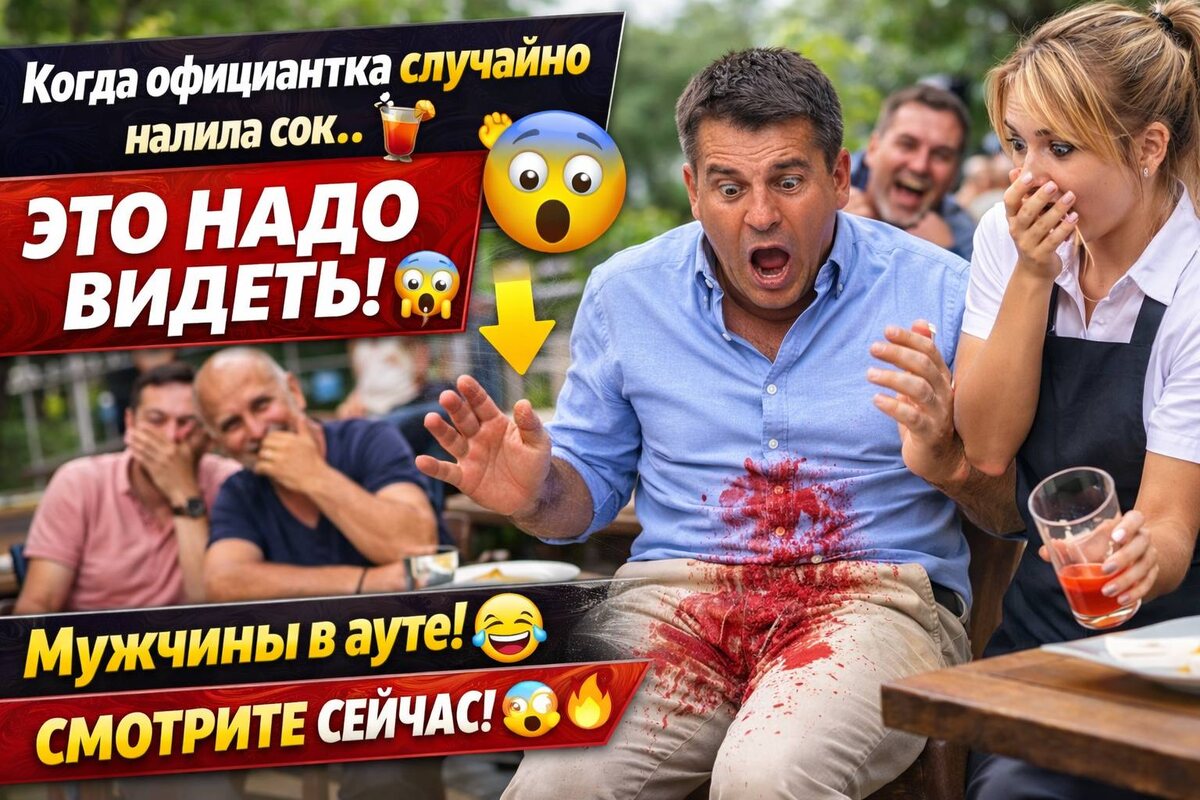 Официантка ОШИБЛАСЬ 😱 Мужчины не ожидали ТАКОГО! 🍹🤣