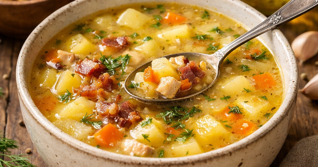 Картофельный суп, который всегда получается: простые секреты вкуса и насыщенного бульона