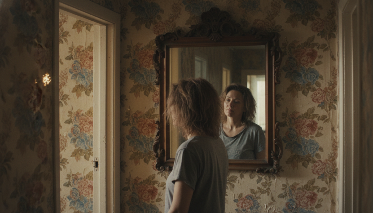 рассказ, бытовая мистика, мистика, семья, бабушка, зеркало, 7 января, защита