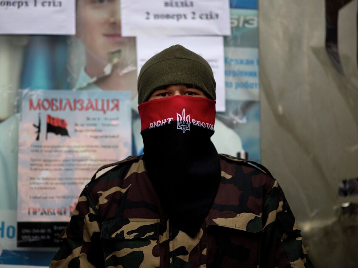    Активист "Правого сектора" | © AP Photo / Emilio Morenatti