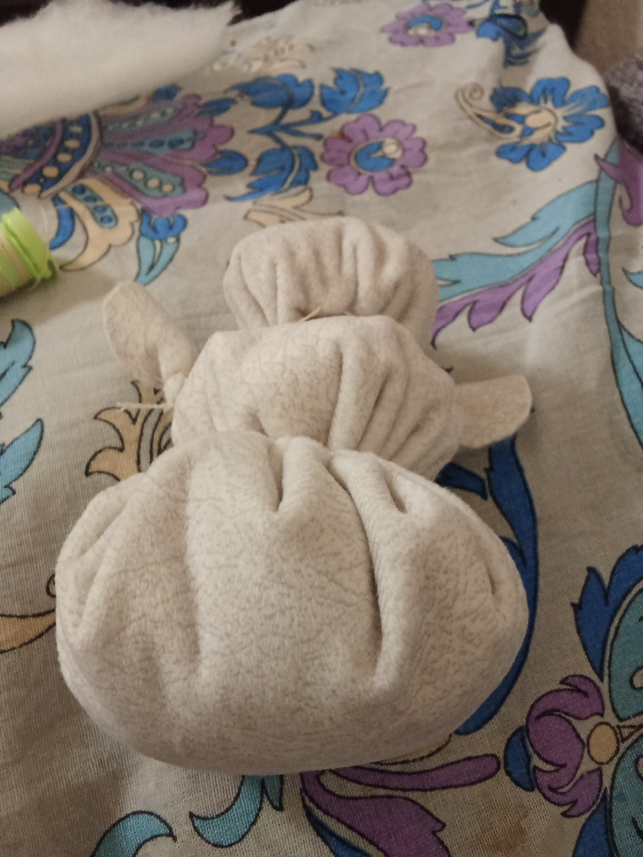 Готовый снеговик 