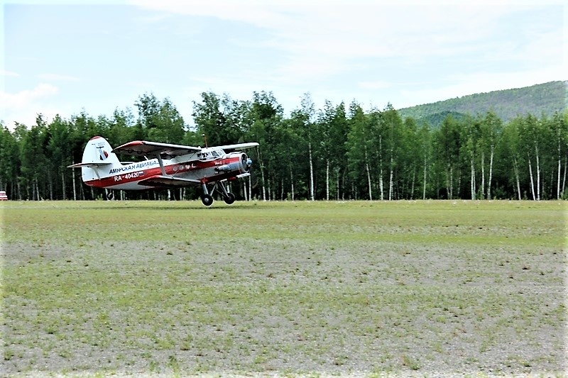 1. Взлёт самолёта АН-2