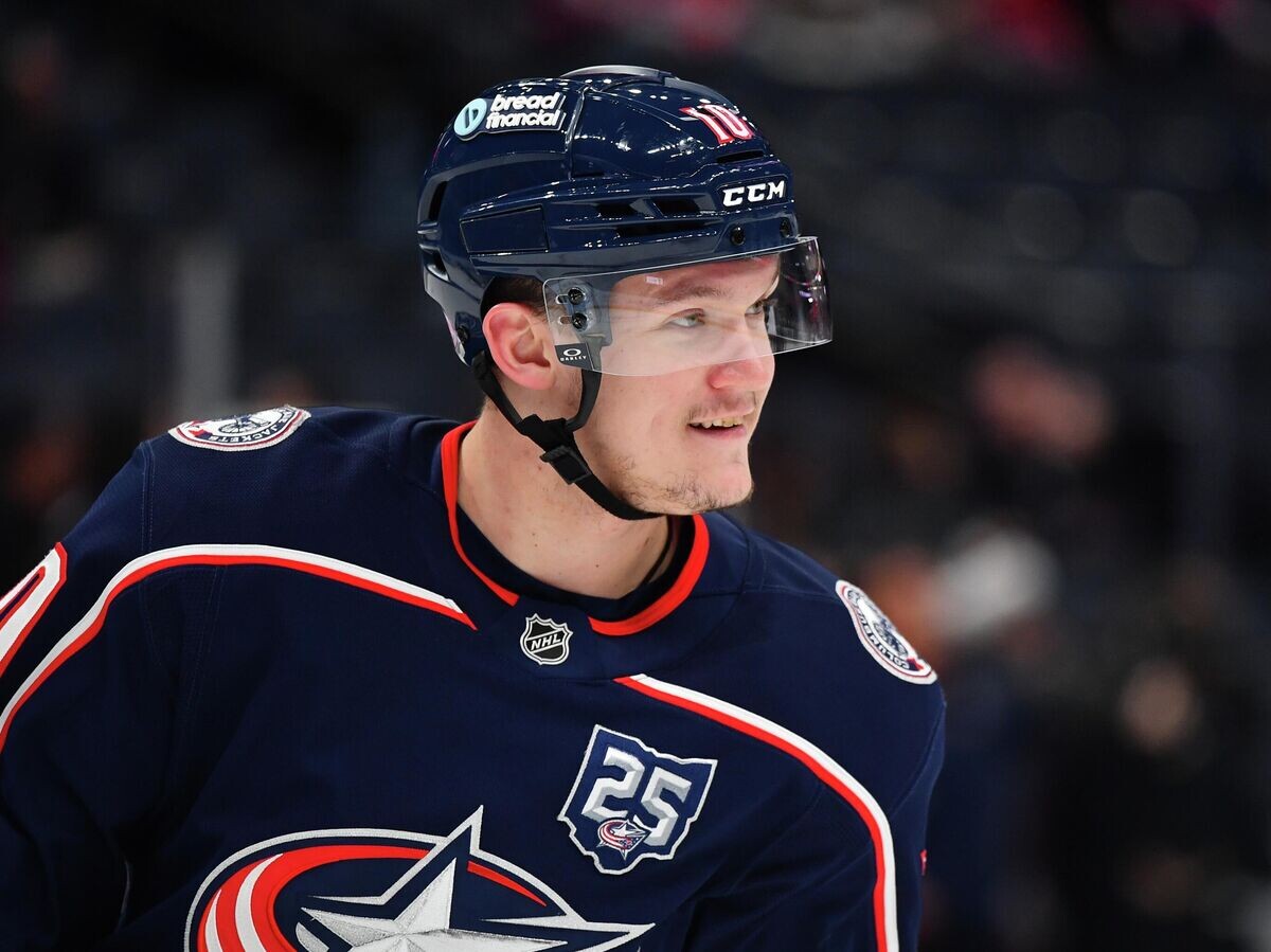    Хоккеист "Коламбус Блю Джекетс" Дмитрий Воронков | © Getty Images / Ben Jackson