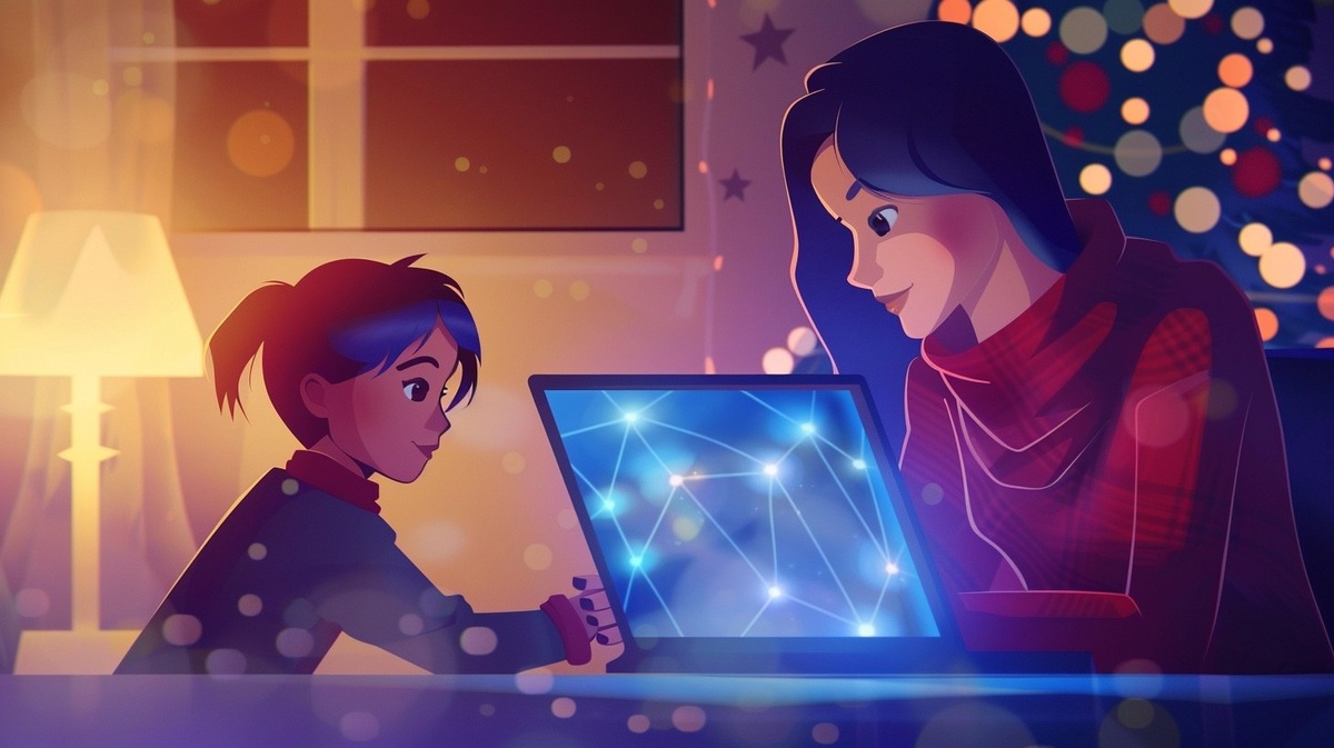 Если у вас есть дети или внуки младшего школьного возраста,
каникулы — удобный момент познакомить их с ИИ
без мистики и лишних ожиданий.
Не как с «умной машиной»,
а как с инструментом,
который подбирает варианты по заданному описанию.