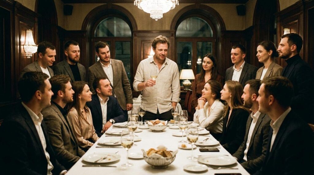 Этикет тостов