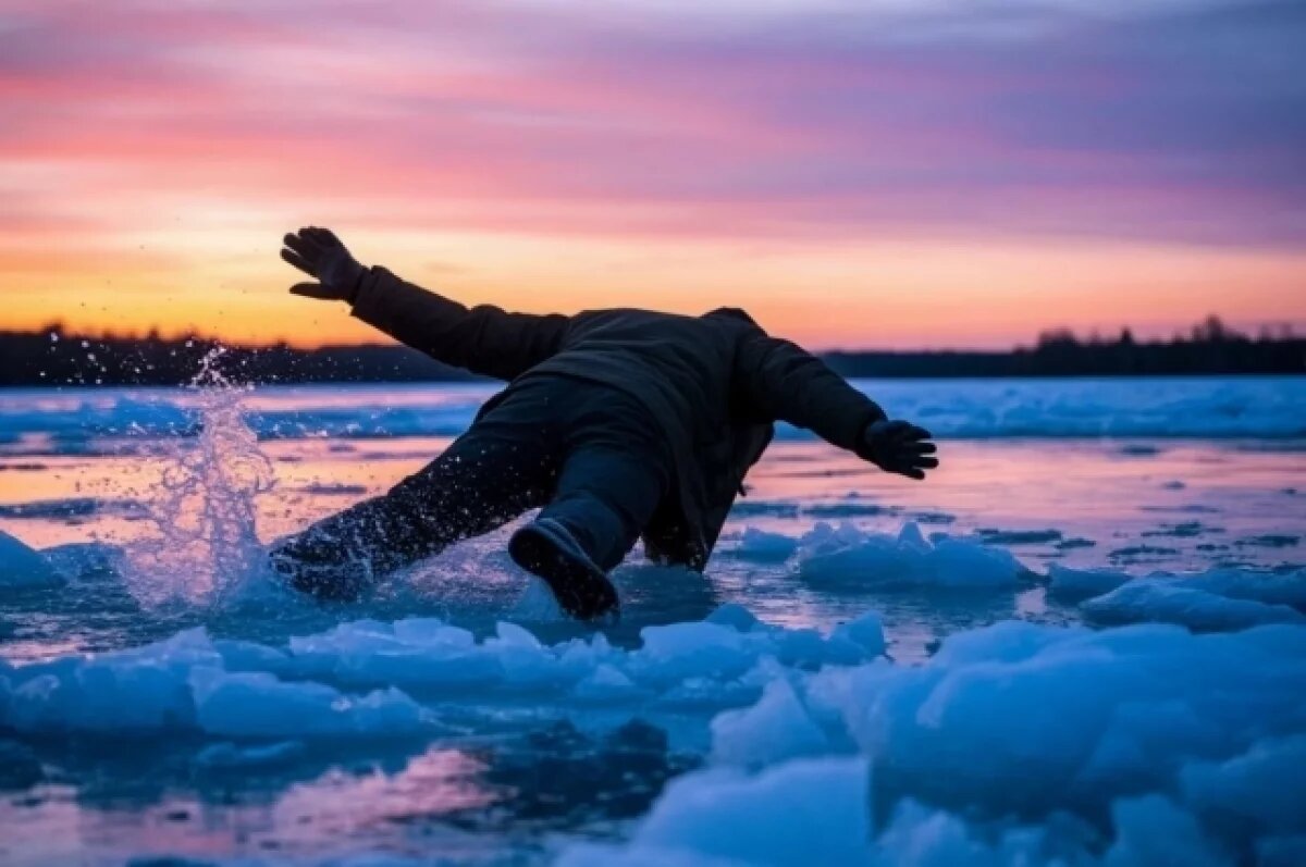    В Хабаровском крае мужчина шёл через бухту из Лососин и провалился у Устриц