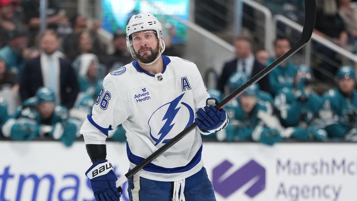    Нападающий «Тампы» Никита Кучеров.Imagn Images USA Today Sports