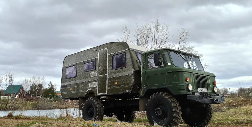 Умелец показал лучший ГАз-66, в котором можно жить: это не грузовик с завода