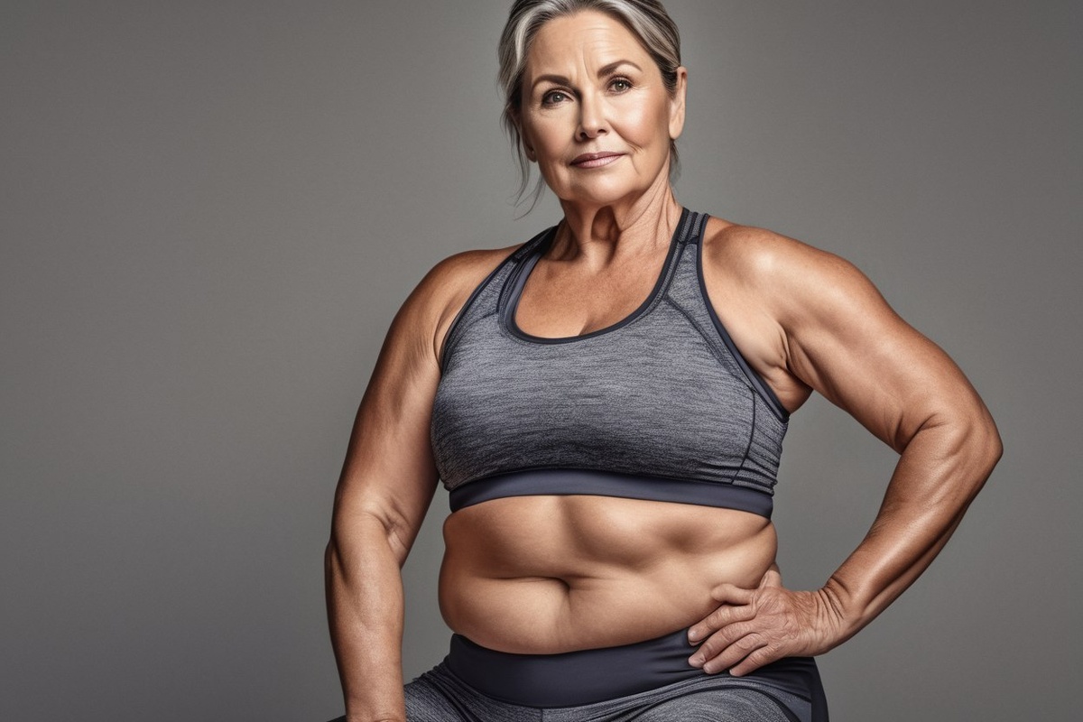 Я ещё здорова́, бодра, весела! Картинка создана ИИ 