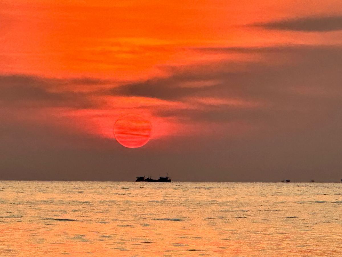 Закаты солнца на Фукуоке.