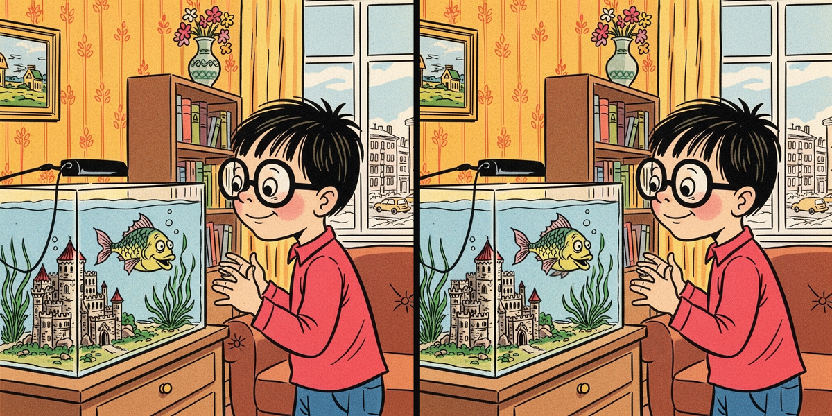 Аквариум. Найдите отличия