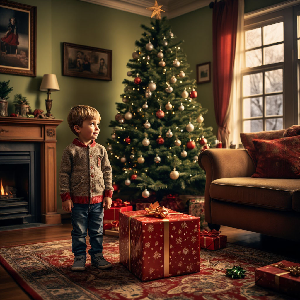 Новый Год. Картинка сгенерирована ИИ