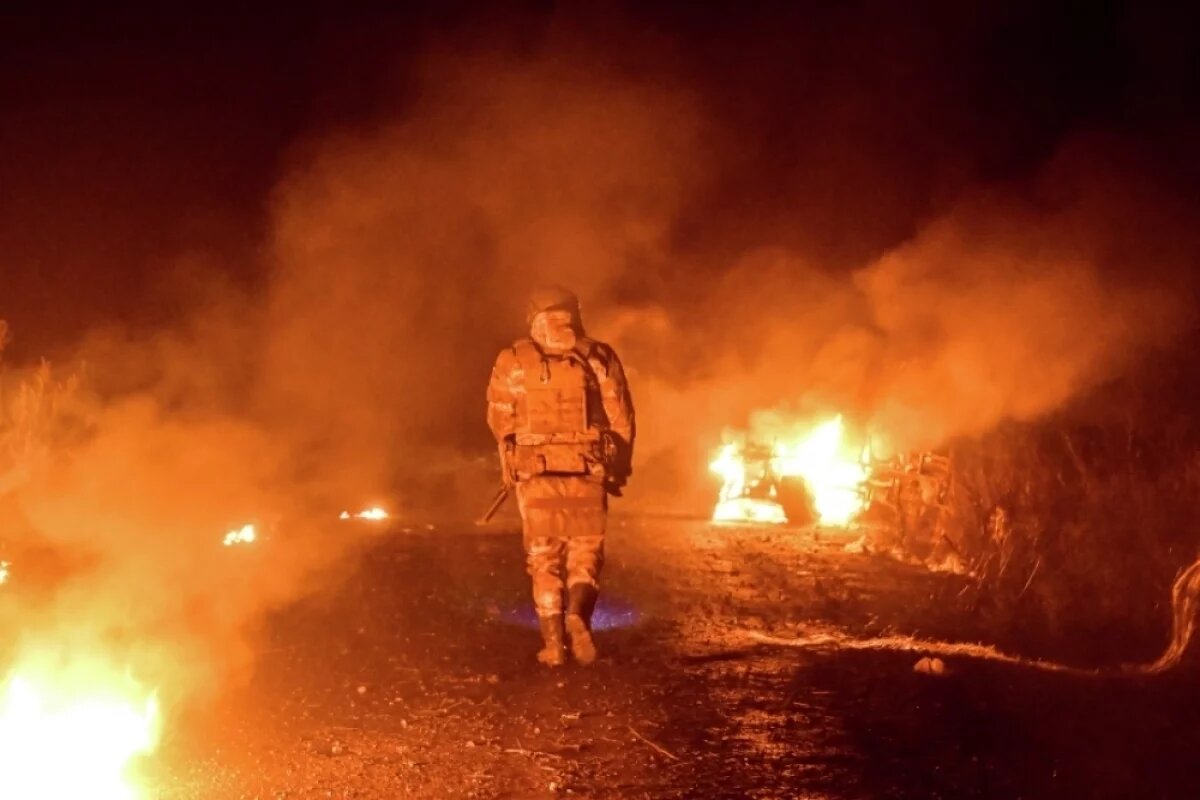    Штурмовик группировки войск «Центр» ВС РФ.