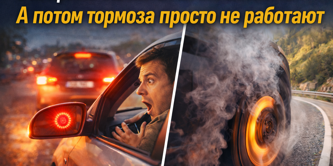 Почему тормоза могут отказать внезапно - из-за одной обычной привычки