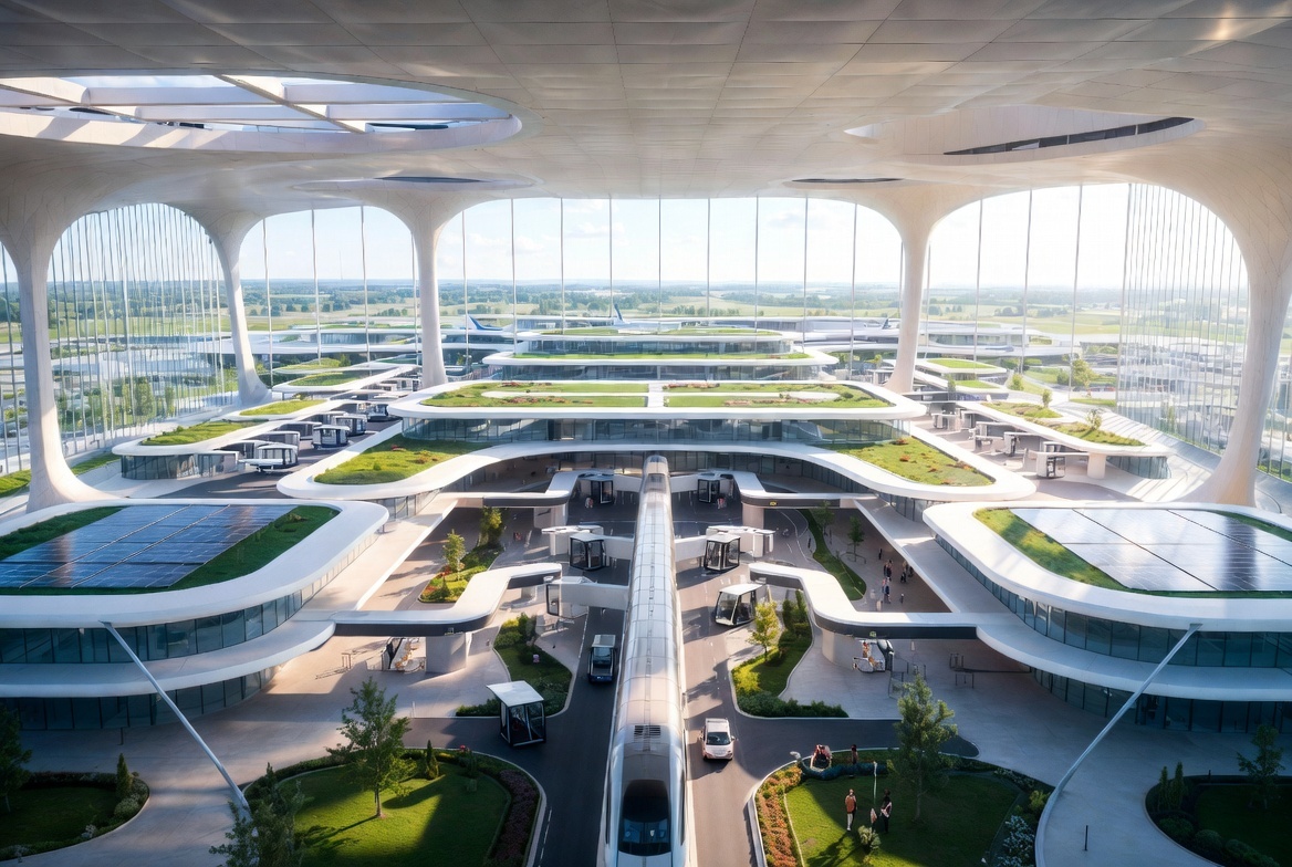 Аэропорт 2050 года - открытая среда