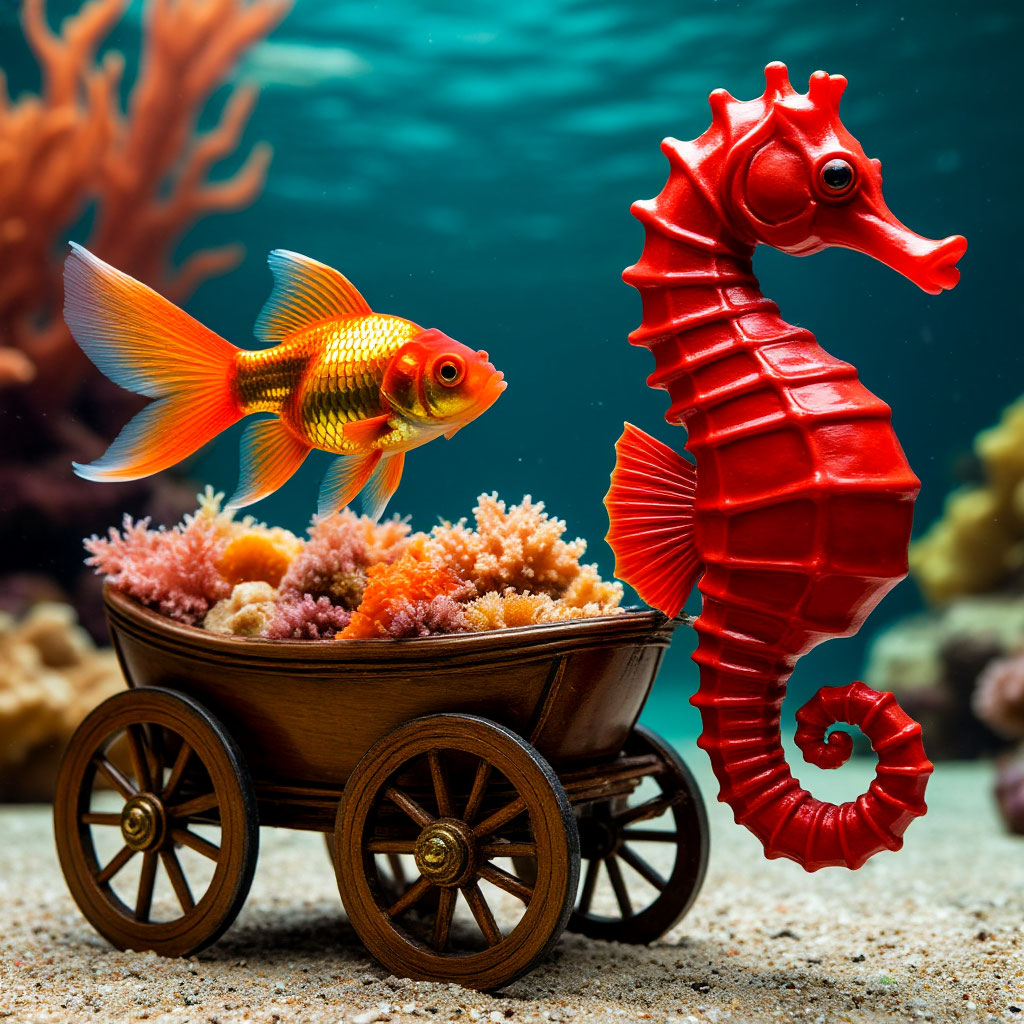 ИИ Шедеврум: у всех свои огненные лошади )