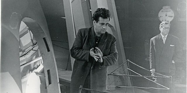 Эльдар Рязанов на съемках фильма «Человек ниоткуда». mos.ru