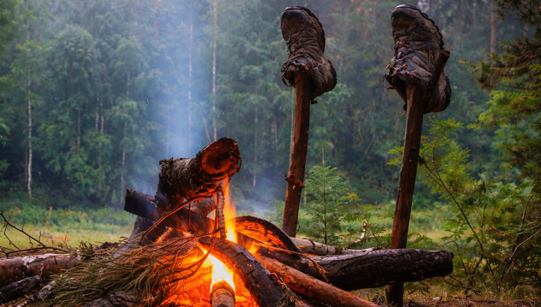 Кстати и в наших регионах лучше бы так ботинки не сушить...Они раасклеиваются после таких шуточек