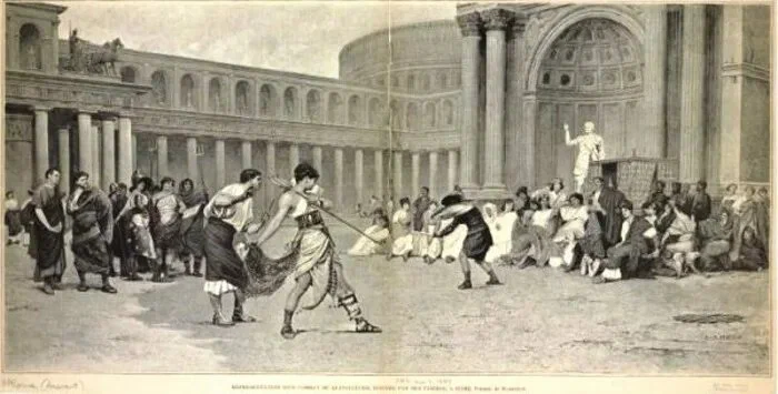 Женщины-гладиаторы в Древнем Риме.