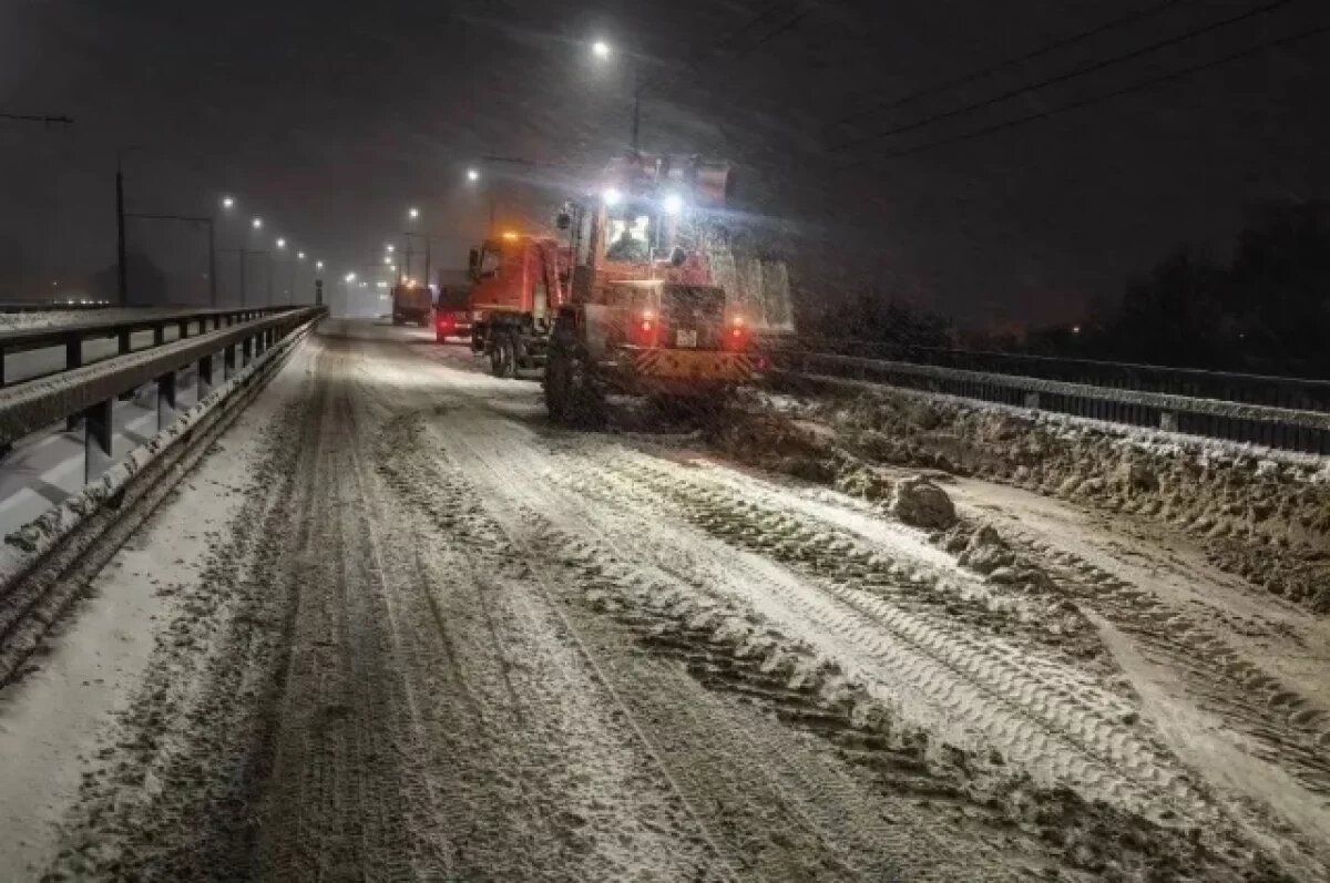    360 единиц техники и более 1100 человек вышли в Пензе на борьбу со снегом