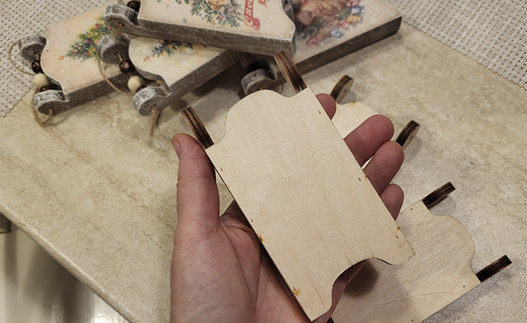 Заготовка санок из фанеры 6 мм. - фото автора Ольги Суховой.