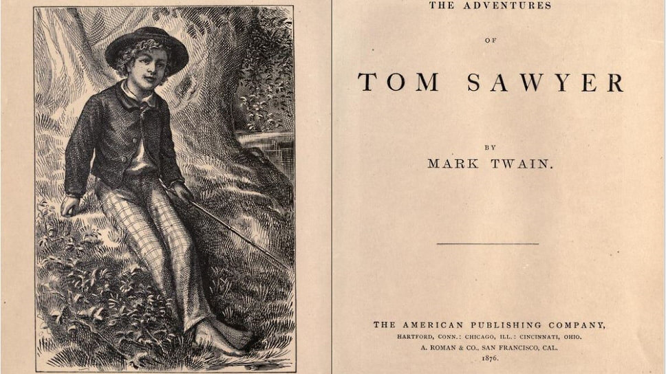 Первое американское иллюстрированное издание романа Марка Твена «Приключения Тома Сойера», 1867.📷Фото: American Publishing Company