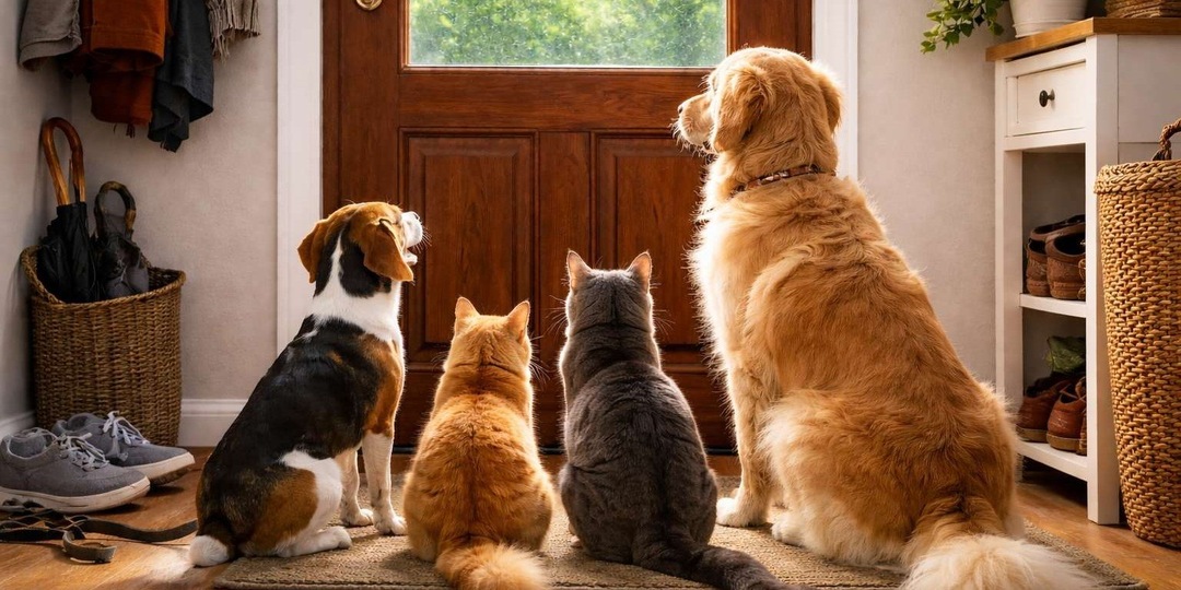 Почему домашние животные чувствуют возвращение хозяина