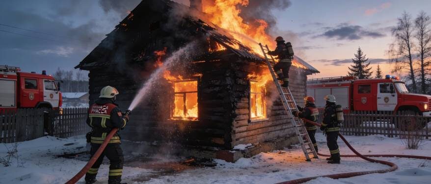 С начала 2026 года в Приморье погибли в пожарах уже 10 человек